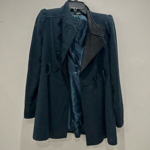Teal Pea Coat